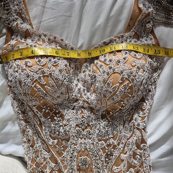 Customized Portia and Scarlett Couture Embellished Wedding Gown Dress PS21412C 8 - Picture 13 of 16